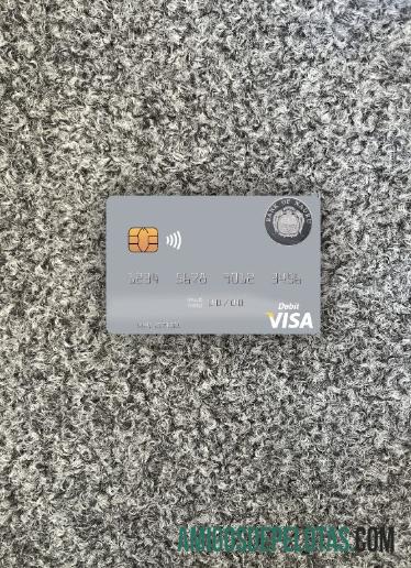 Cartão de débito Visa Nauru Bank Of Nauru Photolook Front baixar para verificação